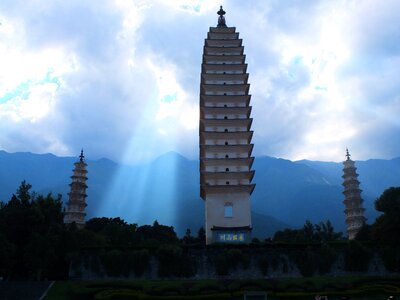 Dali chongsheng temple three towers