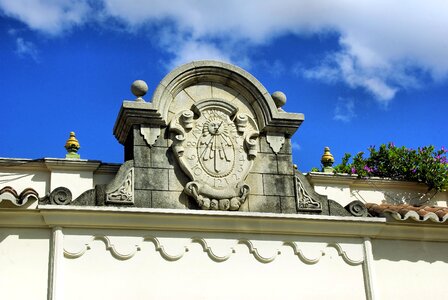 Pediment time facade