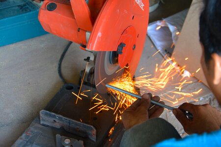 Tool steel worker photo