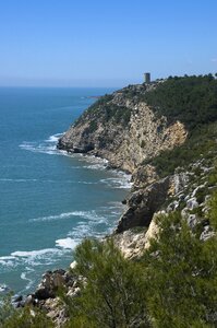 Cliff coast natural