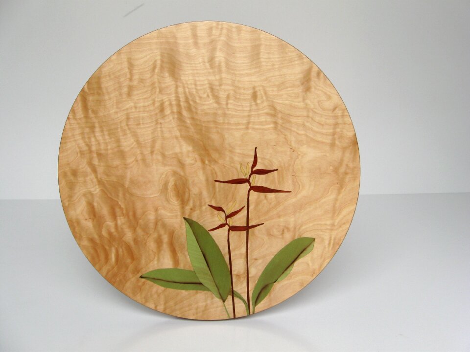 Marquetry crafts wood laminate