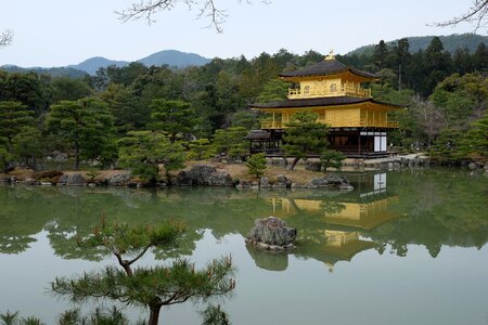 Japan kyoto temple of the golden pavilion