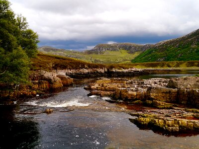 Landscape rocky mountainous photo