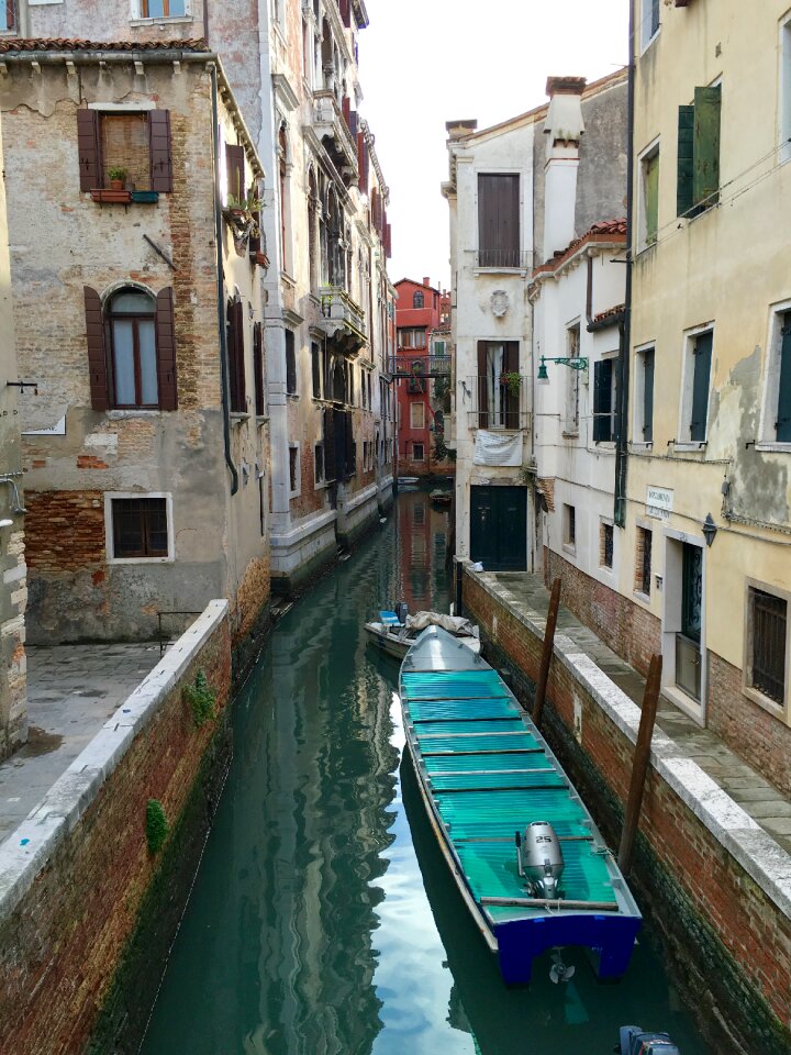 Turquoise boat