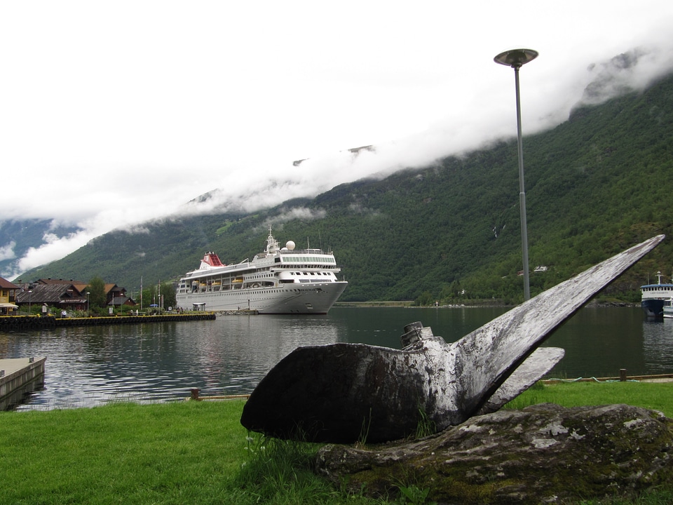 Vacation fjord ship
