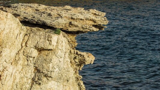 Shore rock coastline
