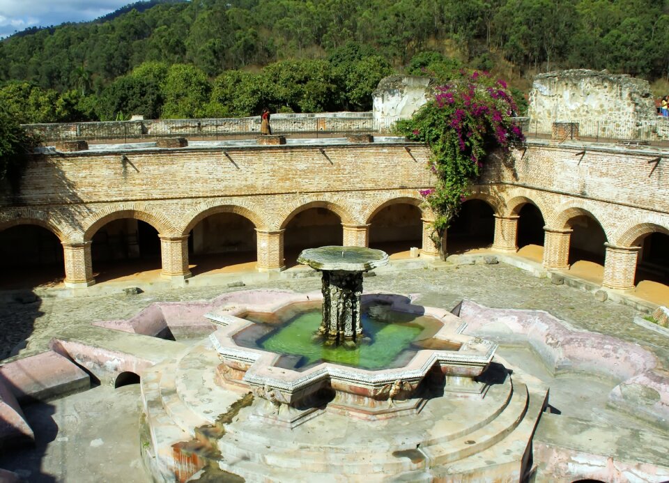 Merced cloister fountain