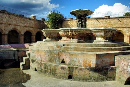 Merced cloister fountain