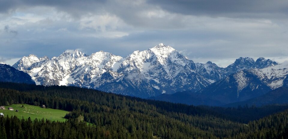 The high tatras landscape tops