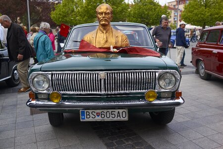 Chrome retro russian car