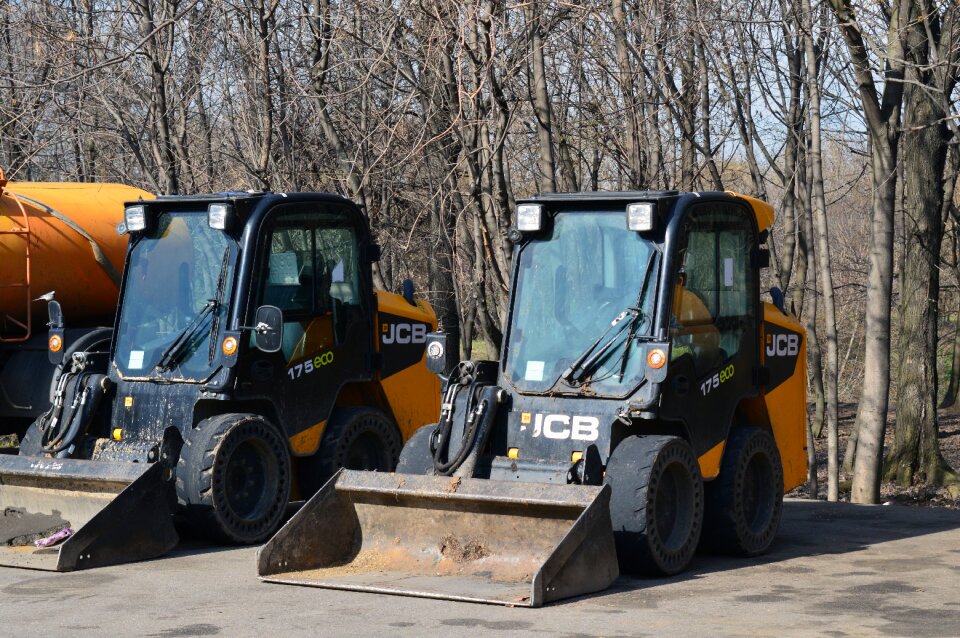 Excavators fleet special machinery