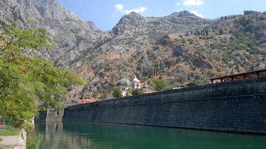 Wall fortress stone wall