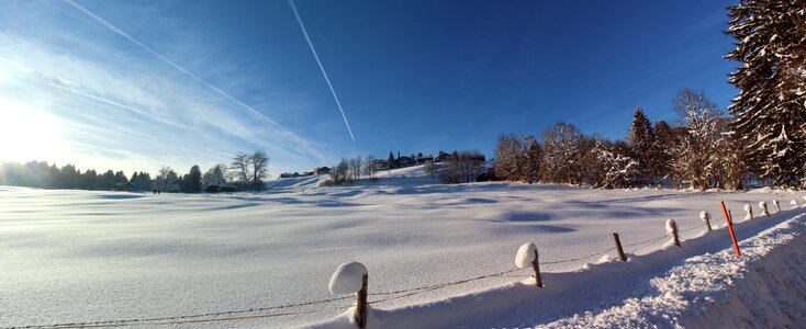 Panorama mountain landscape photo