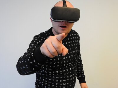 Reality virtual headset photo