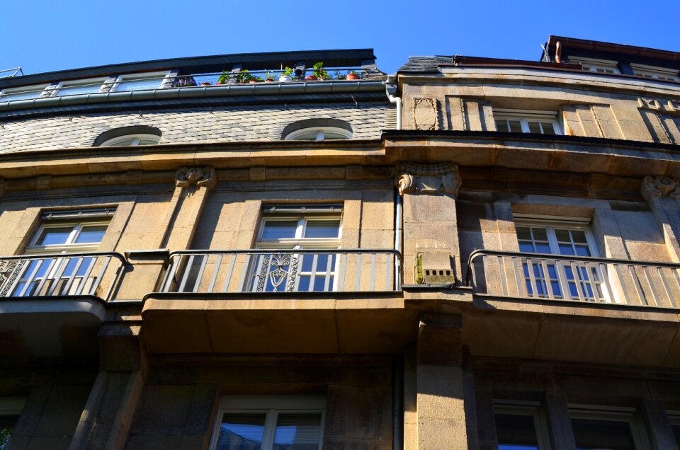 Window house facade building photo