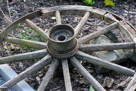 Nostalgia wood spokes photo