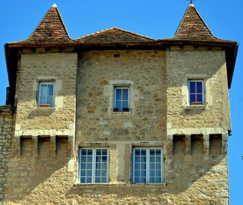 House windows old house