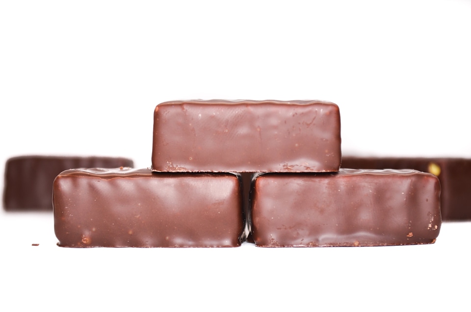 Sweet black dark chocolate