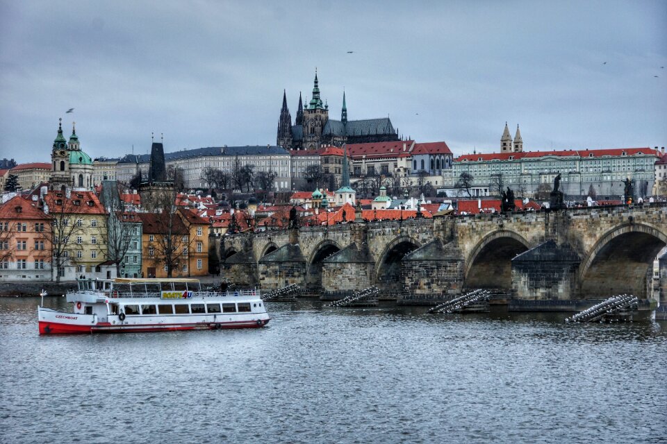 Prague bridge europe