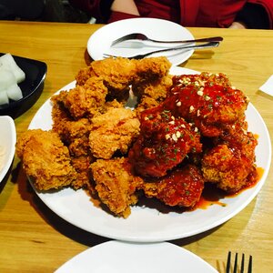 Delicious food republic of korea chicken korea photo