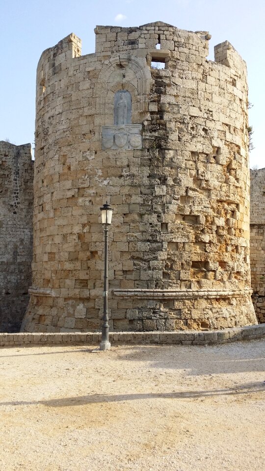 Greece castle ruine