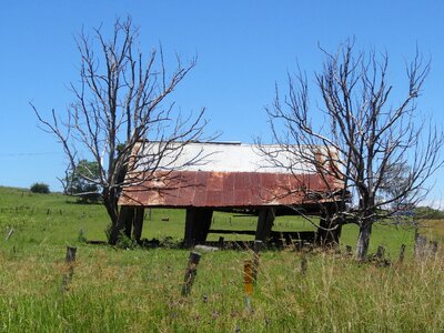 Rural weathered roof