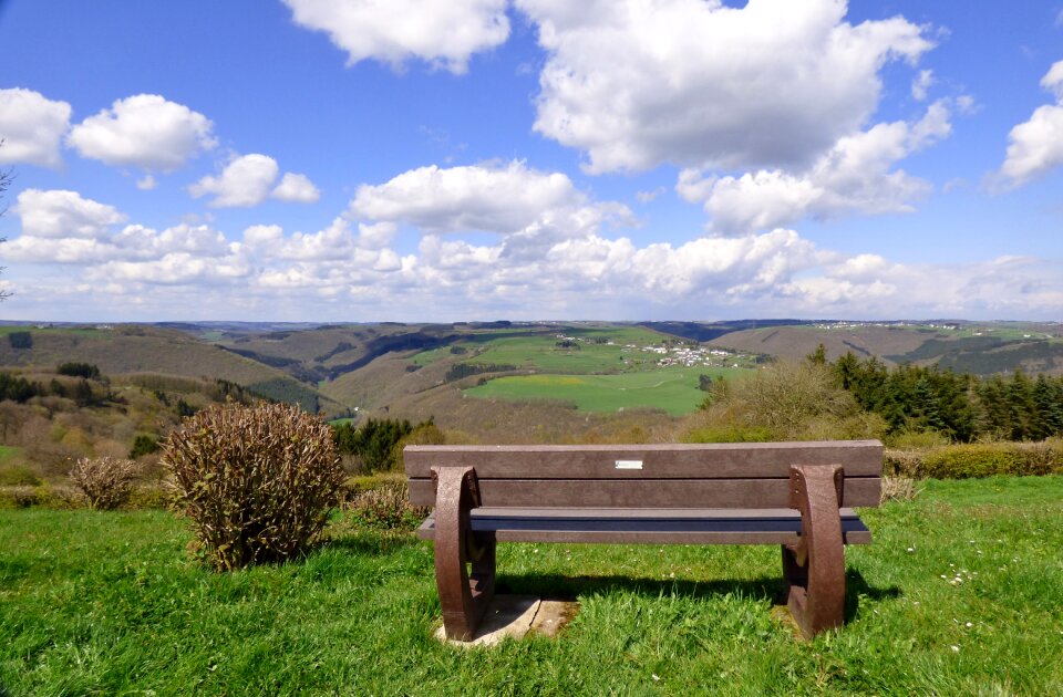 View bench luxembourg