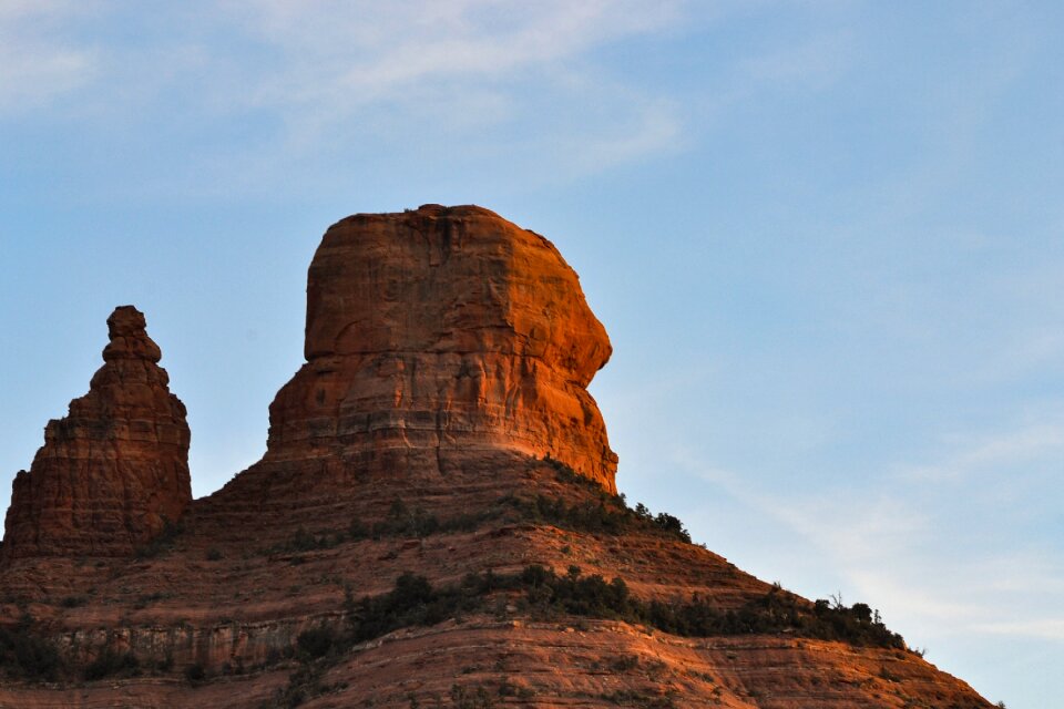 Scenic red rocks red