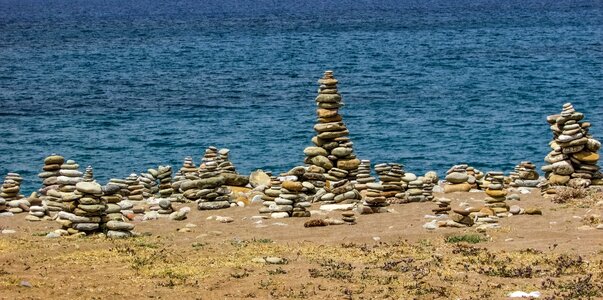 Stones beach nature