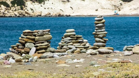 Stones beach nature