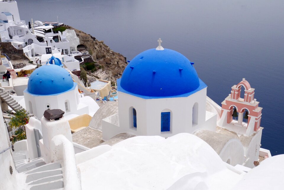 Blue architecture view