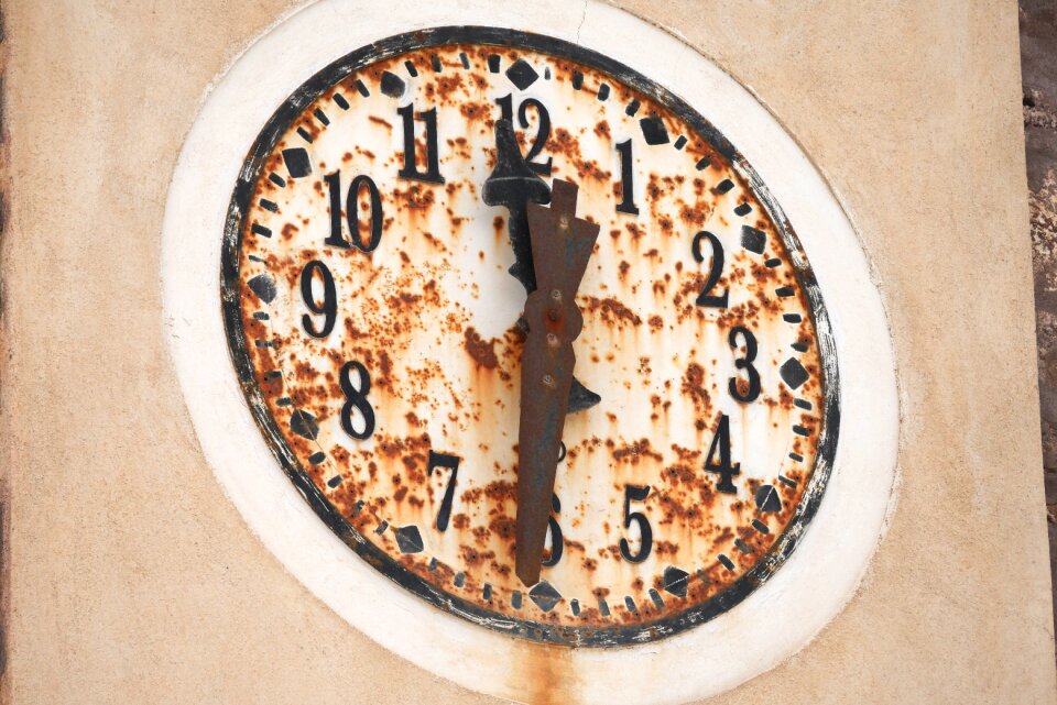 Rust bookmark timepiece