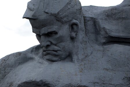 Masculinity brest fortress monument photo