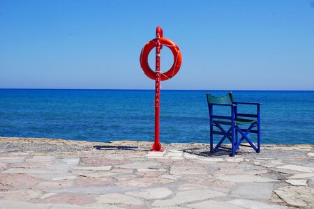 Beach chair water baywatch
