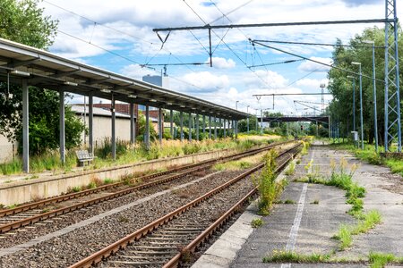 Track railway railway rails