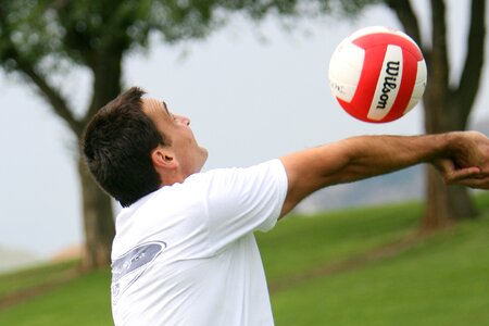 Men's volleyball game competition