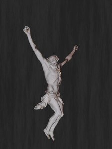 Prayer cross church art