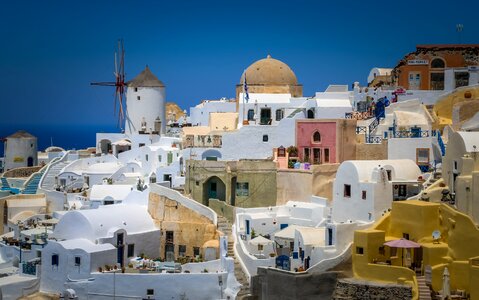 An island greece santorini greece photo