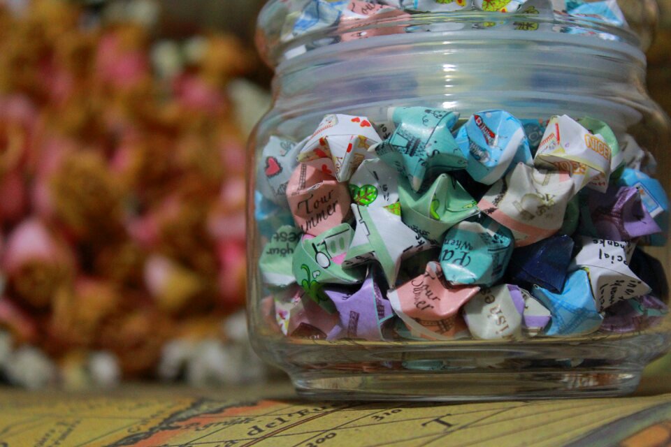 Colorful handmade handicraft