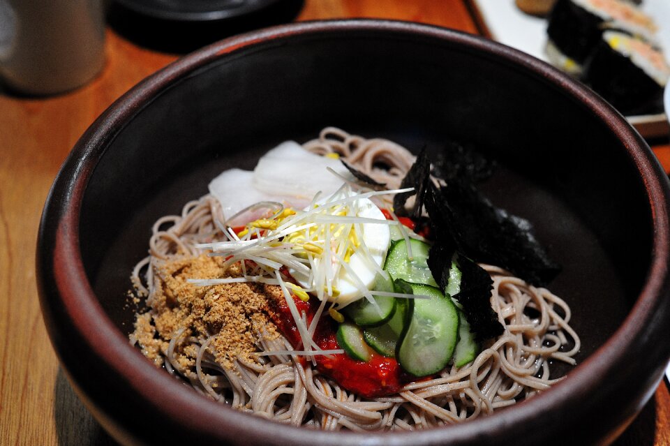Buckwheat noodles noodles food
