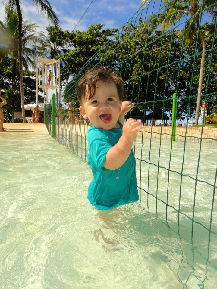 Happy little boy smile