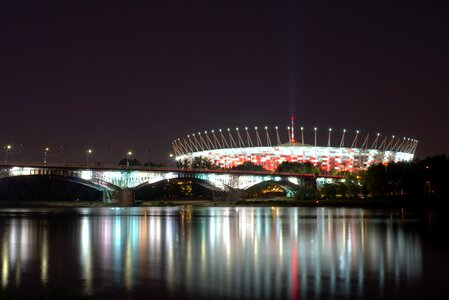 Football sport bridge photo