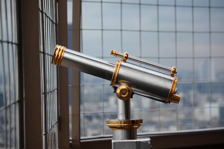 Binoculars long eiffel tower view telescope