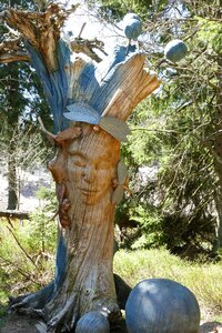 Colorful statue figure