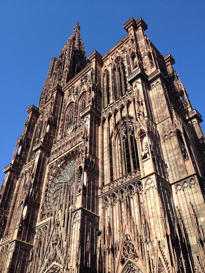 Cathedral blue steeple