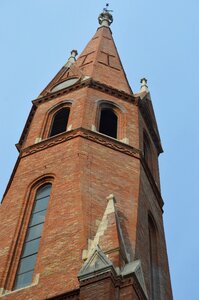 Church tower reformed church city