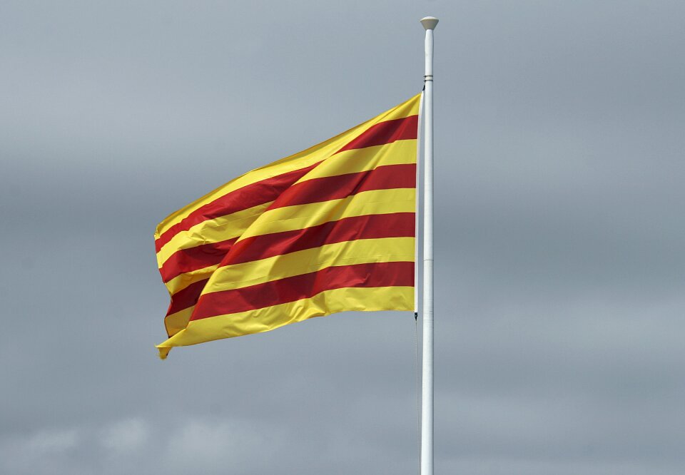 Flag catalunya symbol