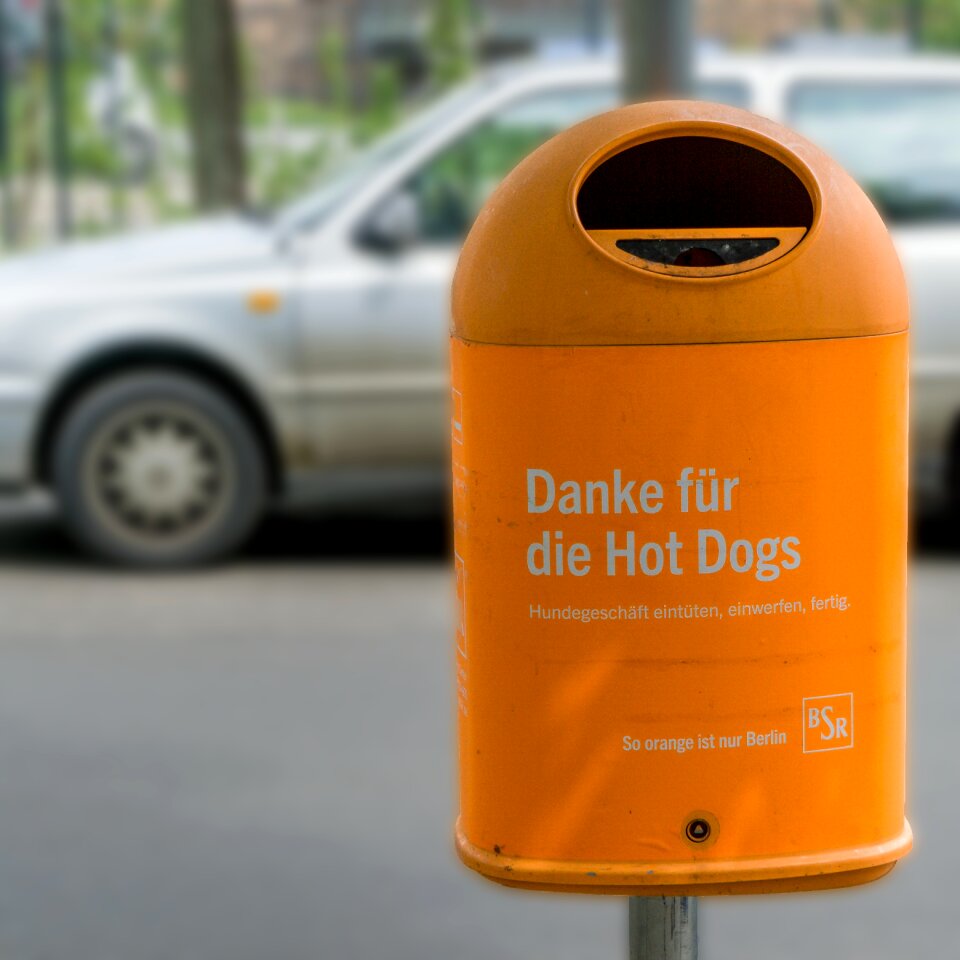 Recycle bin garbage can city cleaning