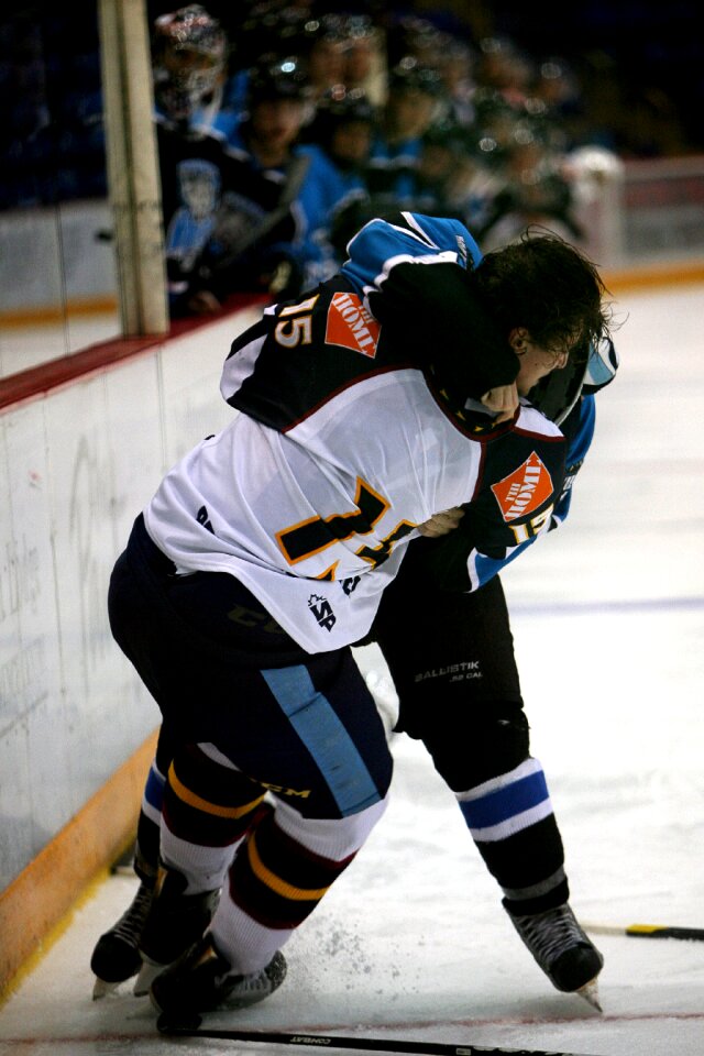 Hockey rink competitive defense