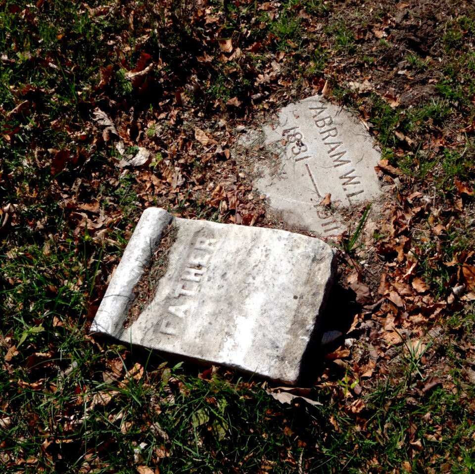 Graveyard memorial tombstone